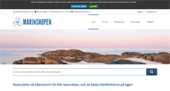 Desktop Screenshot of marinshopen.se